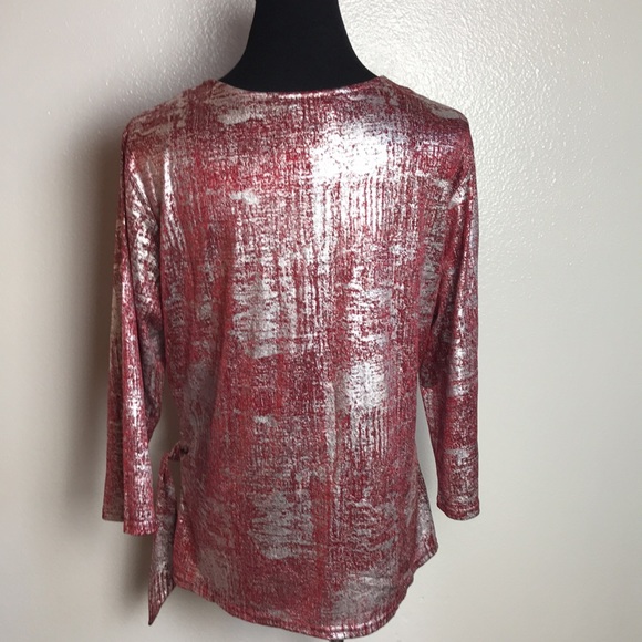 Isabel Hayley shiny silver top - Picture 5 of 6